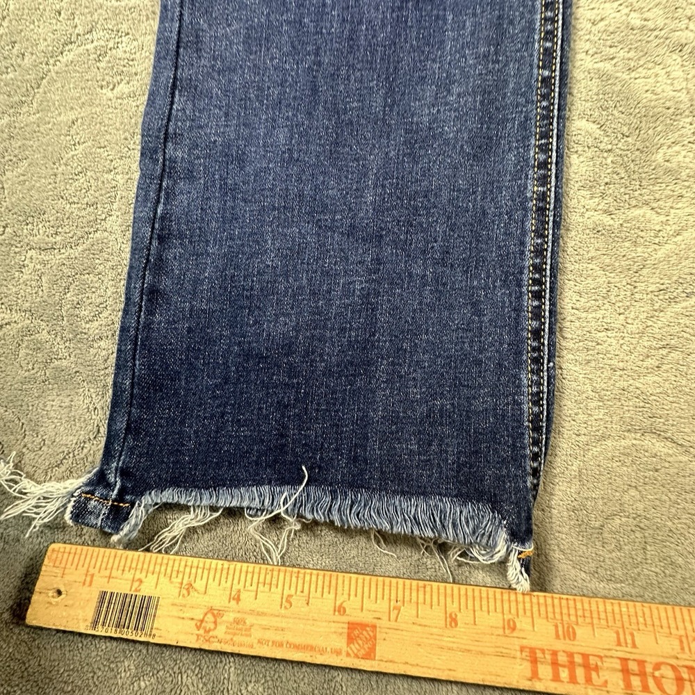 Judy Blue Jeans Women 11/30 Boot Cut High Rise Frayed Hem Stretch 30x32 Boho New - Picture 12 of 13